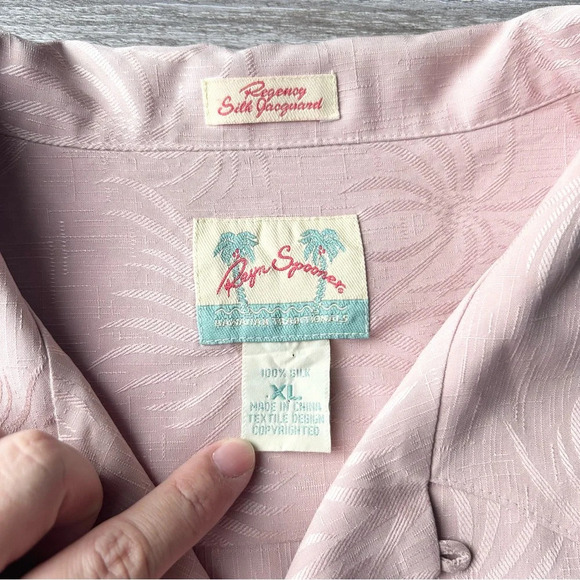 Vintage Reyn Spooner Silk Floral Print Hawaiian Shirt - Picture 5 of 12